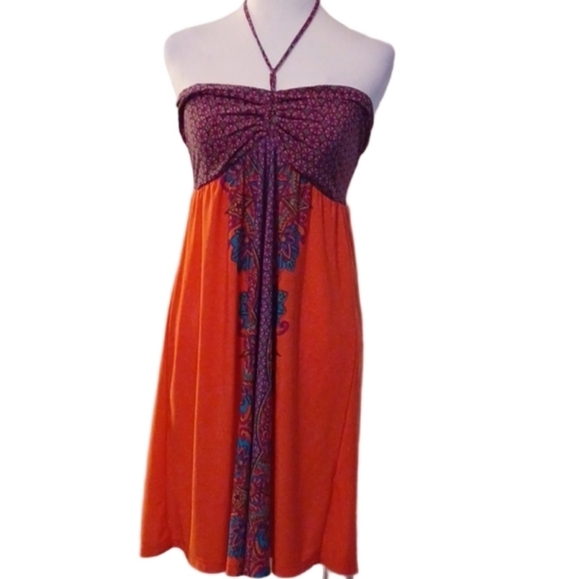 💙🌺Derek Heart Colorful Patterned Dress - Picture 9 of 11